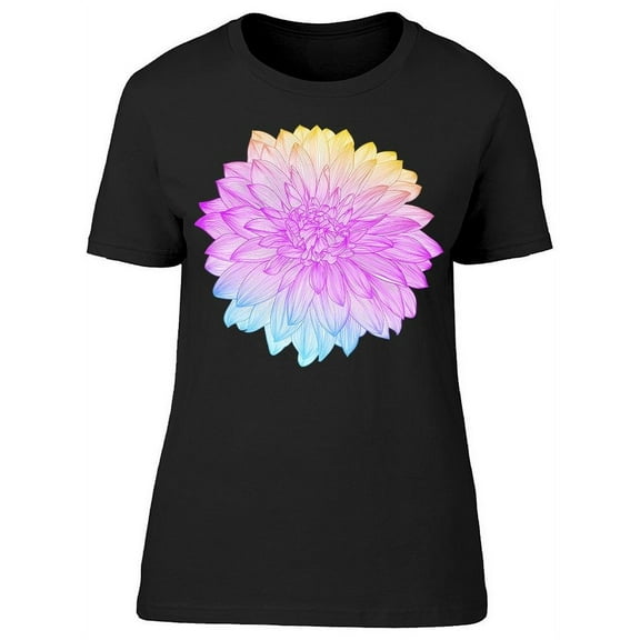 The Perfect Rainbow Flower T-Shirt Women -Image by Shutterstock, Female Medium
