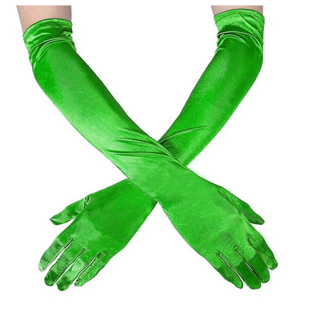 WEAIXIMIUNG Gants d'Entraînement Femmes Adultes Gants Longs Aguichant Soirée Performance Robe de Mariée