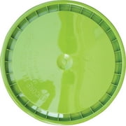 Encore Plastic Round Pail With Handle, White, 5 Gallon