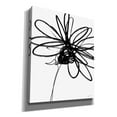 thumbnail image 2 of Epic Graffiti 'Black Ink Flower III' by Linda Woods, Canvas Wall Art, 20"x24", 2 of 3