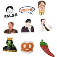 thumbnail image 4 of The Office Sticker Pack of 62 Stickers The Office Merchandise Stickers Funny Stickers for Laptops Hydro Flasks Water Bottles Luggage, 4 of 5