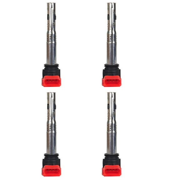 Set of 4 Ignition Coils Compatible with 2007 2008 2009 Volkswagen Touareg 4.2L V8 Replacement for UF529 C1631