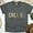 Dark Heather, variant on Created With A Purpose Christian T-Shirt | Cross Faith Graphic Tee, White, Size S