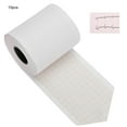 thumbnail image 3 of Single Lead Electrocardiograph Paper,10pcs Electrocardiograph Thermal Paper Electrocardiograph Thermal Paper Electrocardiograph Printing Paper Convenient Use, 3 of 8