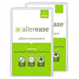 Allerease Ultimate Cotton Zippered Pillow Protector King Walmart