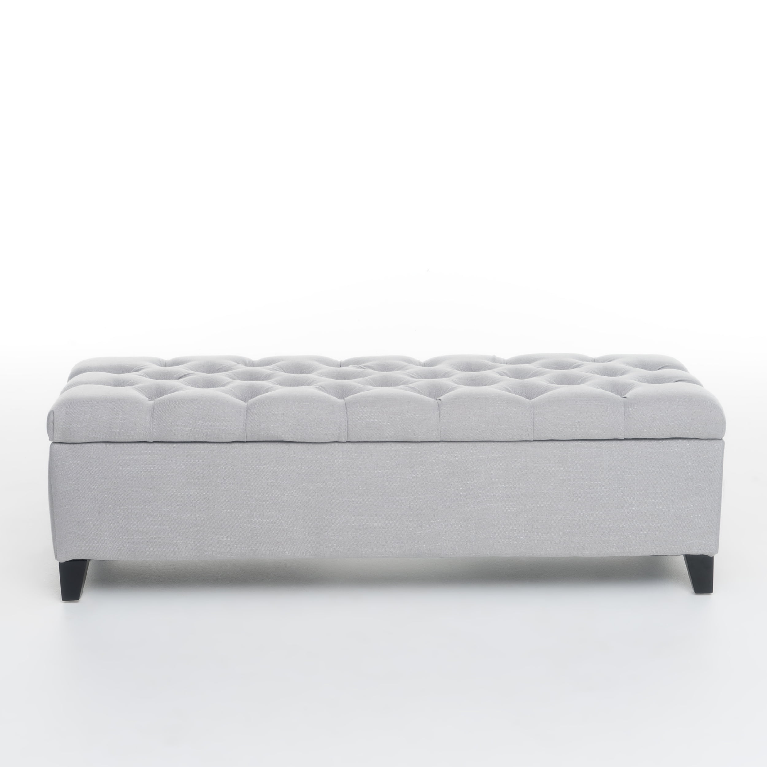 Chantal Contemporary On Tufted, Patterned Storage Ottoman Bench