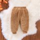 thumbnail image 5 of Gibobby Conjunto de Sudadera y Leggings de Lana Conjunto de ropa de lana con pantalones de manga larga de otoño sólido de algodón para bebés recién nacidos y niñas(A,2-3 Años), 5 of 5
