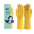 thumbnail image 4 of SUSHANG 6PC Silicone Waterproof Gloves Gloves Gloves Washing Hand Rubber Long Cleaning Warm Gloves Kitchen Latex Dish Washing Tool Dishes Gauntlets Kitchen Dining Bar, 4 of 8