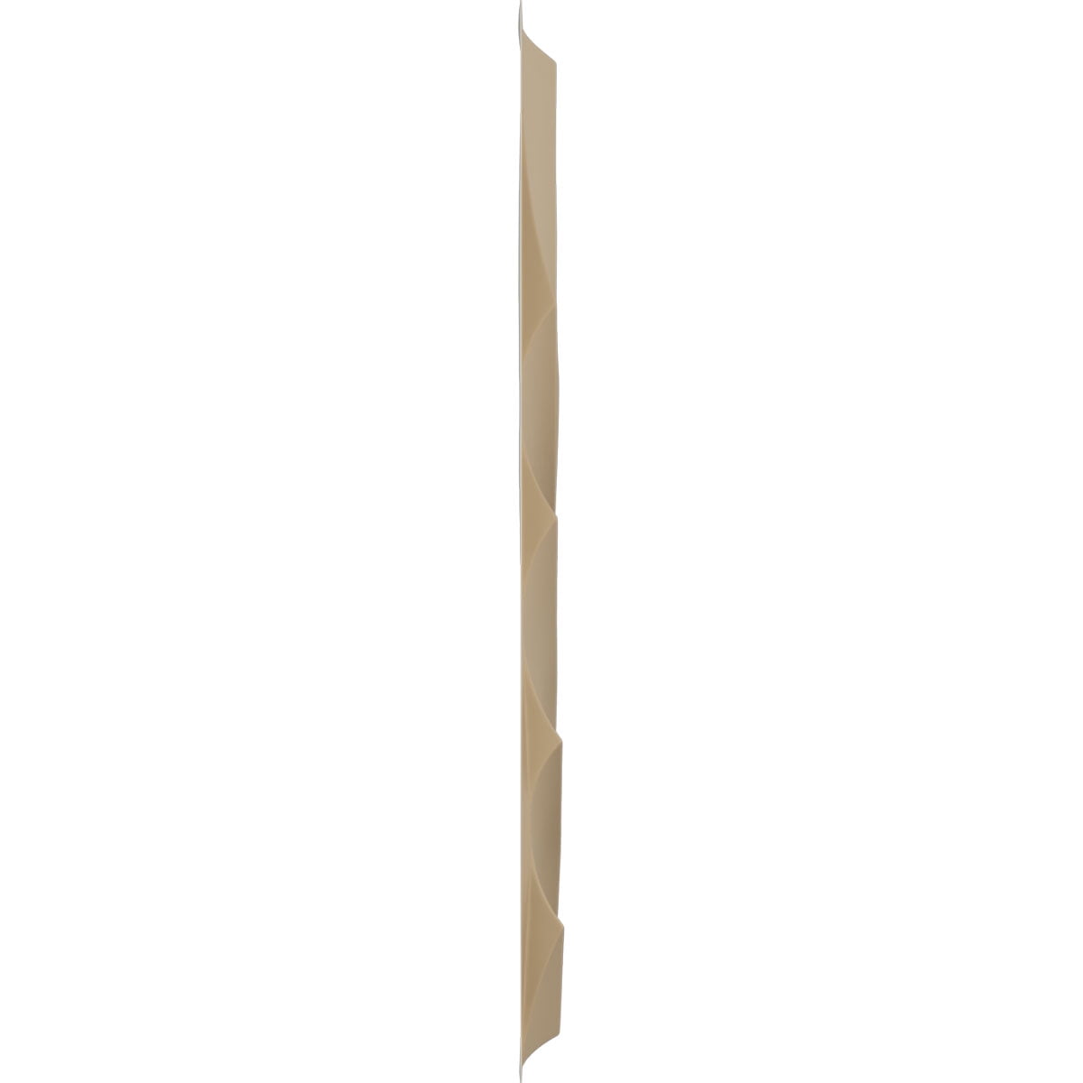 Ekena Millwork 19 5/8"W x 19 5/8"H Modern Wave EnduraWall Decorative 3D Wall Panel, UltraCover Satin Smokey Beige (12-Pack for 32.04 Sq. Ft.)