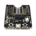 thumbnail image 3 of ESP8266 Test Rack Module Programmer Support ESP-01 01S 12 ESP32-C3-12F Multi-Function Portable Module,1 * Programmer Module,Black, 3 of 8