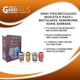 thumbnail image 7 of Geeki Tikis Beetlejuice Muglets 4-Pack | Beetlejuice, Sandworm, Adam, Barbara, 7 of 7