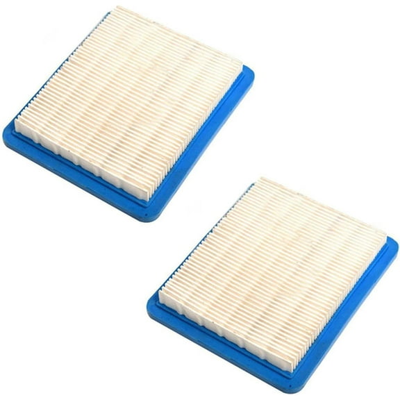 2Pcs Lawn Mower Air Filter Replacement For Briggs Stratton Engine 491588 399959 491588S