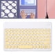 thumbnail image 1 of Bluetooth rápido teclas inalámbrico ultradelgado para funciona con Windows, para teléfonos Botón amarillo Soledad Teclado bluetooth, 1 of 10