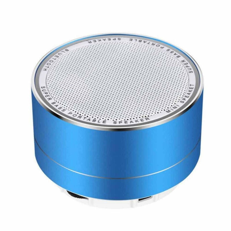 Blue A10 Mini Super Bass Stereo Bluetooth Wireless Speaker smartphone 