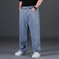 10XL Oversize Jeans Men Fashion Streetwear Plus Size Cotton Loose Jeans