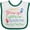 White and Green, variant on Inktastic Handsome Like My Pawpaw Boys Baby Bib