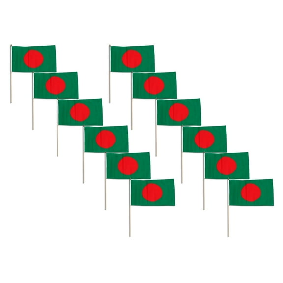 Bangladesh 12 x 18 Inch Flag - 12 PK