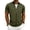 Army Green, variant on Men's Lightweight Bomber Jacket Stand Collar Sports Short Sleeve Flight Baseball Jacket Zip-Up Athletic Windbreaker Outerwear