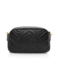 thumbnail image 3 of Pre-Owned Gucci Matelasse Leather GG Marmont Small Camera Bag, 3 of 11