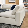 thumbnail image 4 of Modular Sectional Deep Sofa Set, Beige, Fabric, Modern Contemporary, Living Lounge Cafe Room Hotel Lobby Hospitality, 4 of 10