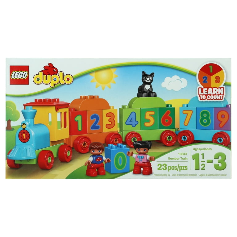 ophøre coping bruger LEGO DUPLO My First Number Train 10847 (23 Pieces) - Walmart.com