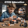 thumbnail image 3 of Kit de robótica STEM PIVONAX 5 en 1 para control remoto/aplicación para niños de 8 a 14 años o más, 3 of 8