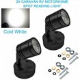 thumbnail image 3 of 12V LED RV Lights, Wall Mounted Reading Light for Car, Motorhome, Boat, Interior Lighting, Campervan Lamp with Cool White Switch, 3 of 4