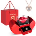 thumbnail image 1 of Set de regalo WEIMIL con rosa preservada y collar con corazón, 1 of 6