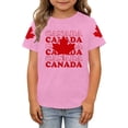 thumbnail image 1 of T-Shirt pour Enfants de la Fête du Canada, Imprimé Graphique du Drapeau Canadien, Col Rond, Manches Courtes, Tee pour Filles, T-Shirts Graphiques de la Fête de l'Indépendance Canadienne pour Garçons, Haut Patriotique de la Fête Nationale Canadienne, 1 of 5