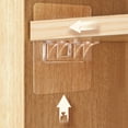 thumbnail image 4 of Bdday No-Punch Partition Bracket Wholesale Household Wall Non-Marking Load-Bearing Double Rows Of Large Fixed Cabinet Wardrobe Partition, 4 of 6