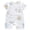 White, variant on Nwiuh Boys Girls Romper One-Piece Beach Outfit Summer Clothes Pink for Size 6-12 Months