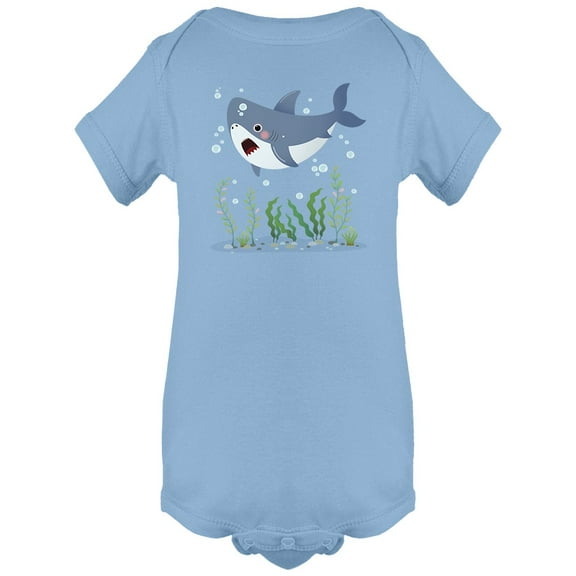 Cute Shark Underwater Bodysuit Infant -Image by Shutterstock,  6 Months