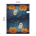 thumbnail image 4 of Halloween Horror Pumpkin Spooky Ghost Moon Mailbox Cover,Magnetic 21x25.5 Inch Mailbox Wrap Waterproof Durable Halloween Post Letter Box Covers for Rustic Farmhouse Home Decor, 4 of 4