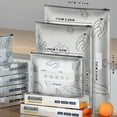 thumbnail image 3 of Food Storage Containers,Reusable Foil Pouches,Aluminum Foil Bags for Food,Stand Up Foil Sealable Bags with Label,Aluminum Ziplock Bags,Resealable Vacuum Zipper Pouches,10Pcs,10.23"x11.4", 3 of 8
