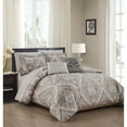 thumbnail image 3 of RT Designer Collection Tisdale 9-Piece Damask Printed Comforter and Sheet Set Queen, 3 of 5