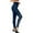 Blue, variant on Gyexs Skinny Jeans for Women Stretchy High Waisted Soft Comfy Jeggings Cute Cotton Denim Leggings with Back Pockets (Blue, Size XL)