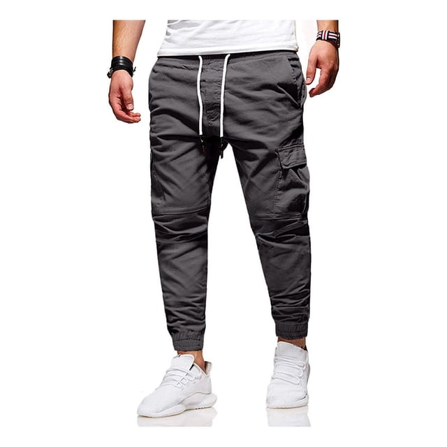 Pantalón Jogger Cargo Para Hombre Strech Casual Moda