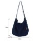 thumbnail image 2 of Bolsa de mensajero de moda Cowboy Denim Crossbody Satchels Tote Bag para damas niña, 2 of 7