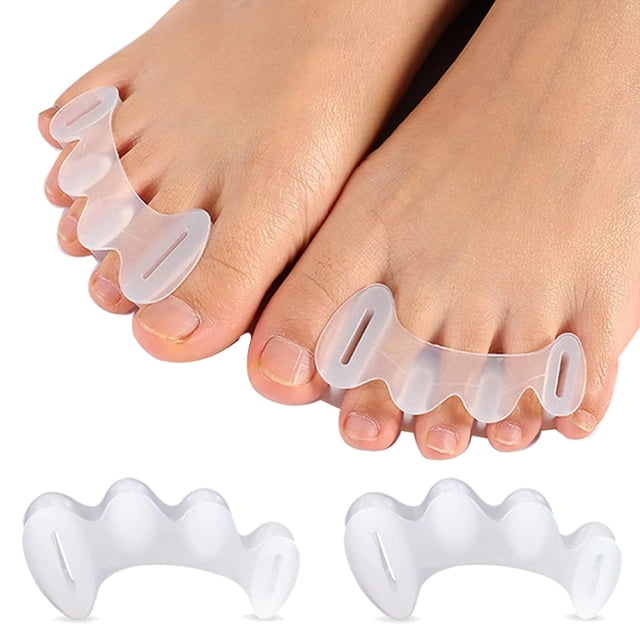 Separadores de dedos para mujeres y hombres, corrector espaciador de dedos – Divisores para corregir separadores de dedos para corregir tus dedos de los pies