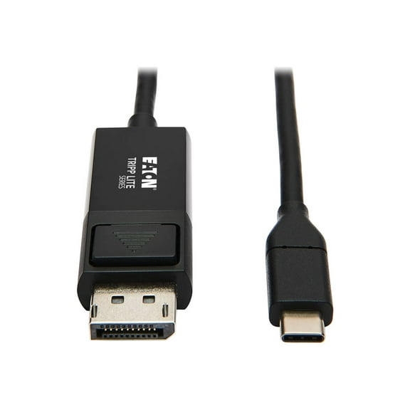 Eaton Tripp Lite Series USB-C to DisplayPort Adapter Cable (M/M), 4K 60 Hz, HDR, Locking DP Connector, 6 ft. (1.8 m)
