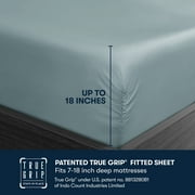 Serta 6-Piece 800 Thread Count Lead Cotton Rich Adult Bed Sheet Set, King - Deep Pocket