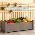 thumbnail image 5 of MINDYES Raised Garden Bed , Planter Raised Garden Boxes Outdoor, Raised Garden Beds for Vegetables 43.31*17.72*12.6 inch, 5 of 9