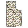 thumbnail image 2 of Butterfly Colorful Insect Pattern Teens Toddler Nap Mat with Pillow, Sleeping Mat Bag for Preschool Daycare 50"x20", 2 of 6