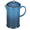 thumbnail image 2 of Prensa francesa Le Creuset de gres, 1 litro, color azul marsellés, 2 of 4