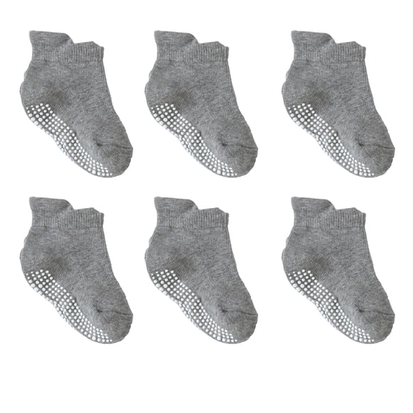 Medias para niños Minnieouse 6 piezas calcetines tobilleros antideslizantes gris claro 12-14 AP009062-26B