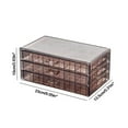 thumbnail image 3 of CheAAlet Jewellery Storage Box Transparent, Multi-layer Jewellery Organizer, Large Capacity Ring Earring Case, Home Drawer Jewellery Box, 3 of 6