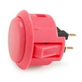 thumbnail image 1 of Cateissary Pulsador Suave Pequeño Multi Colores Encendido Apagado Arcade Interruptor Restablecimiento automático Sensible Resistente a los Videojuegos y accesorios Rosado, 1 of 6