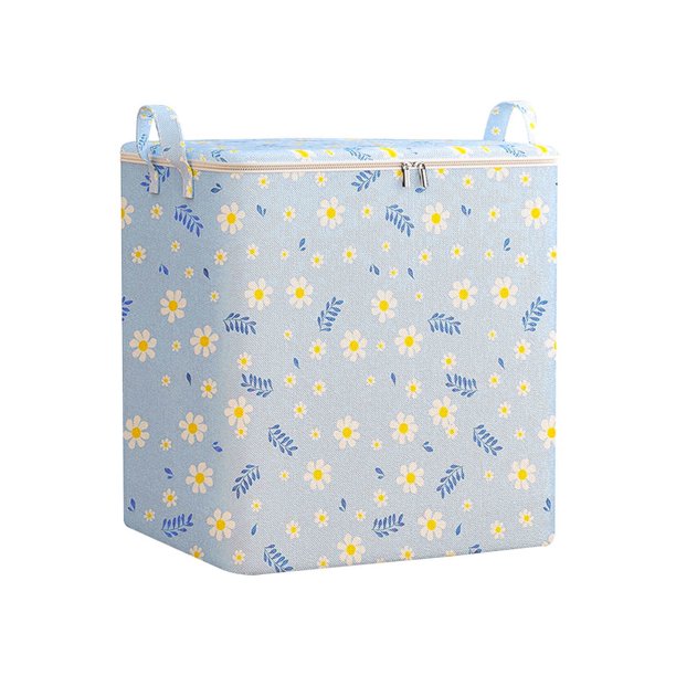 Bolsa de almacenamiento Infidev de tela no tejida con cremallera, organizador de ropa de viaje de gran capacidad, cesta para guardar colchas con asas reforzadas, cremallera bidireccional, sin olor,