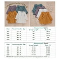 thumbnail image 2 of POINTERTECK Vêtements Unis pour Bébé Fille Robe à Manches Longues Jupe en Coton Lin, 2 of 4