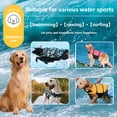 thumbnail image 6 of Arcticwind Dog Life Jacket - High Buoyancy Pet Swim Vest for Swimming, Boating & Water Safety, Reflective Strips for Night Visibility, Durable Dog Floatation Device for Training, Pink bone-S, 6 of 8
